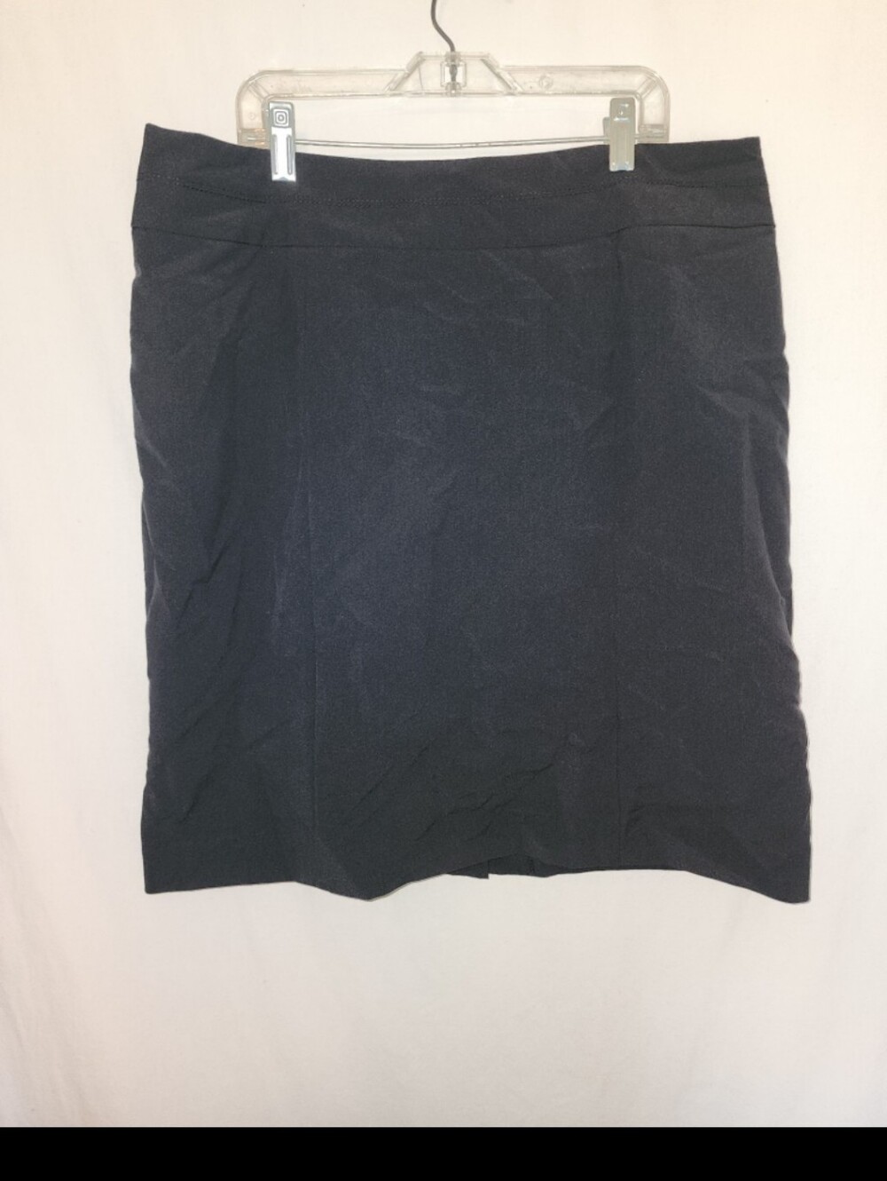 George womens size 12 knee length black skirt